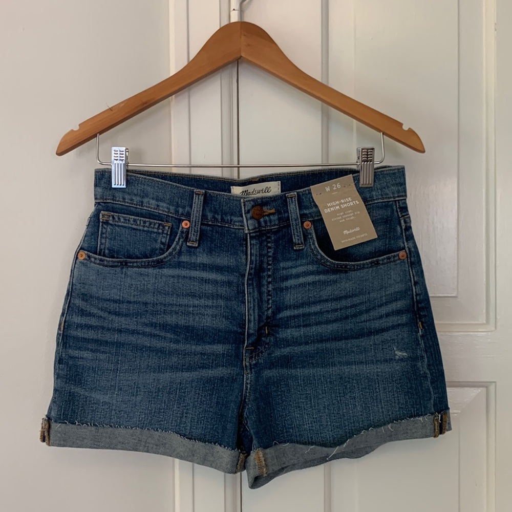 *NWT* Madewell High-Rise Denim Shorts Size 26